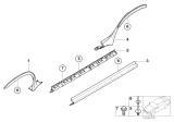 Diagram for 2005 BMW X5 Fender Splash Shield - 51717049867