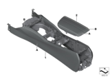 Diagram for BMW 540i xDrive Center Console Base - 51167992663