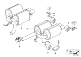 Diagram for 2006 BMW M5 Exhaust Pipe - 18107835961