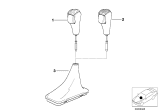 Diagram for BMW 840Ci Shift Linkage Boot - 25161421936