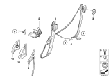 Diagram for 2010 BMW 135i Window Regulator - 51337165595