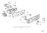 Diagram for BMW 320i A/C Switch - 64111387347