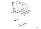 Diagram for 1991 BMW 735i Weather Strip - 51228105103