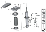 Diagram for BMW X6 Coil Spring Insulator - 33536881529