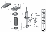 Diagram for 2020 BMW X5 Coil Spring Insulator - 33536881529