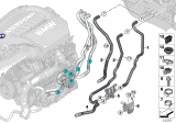 Diagram for 2011 BMW X6 Cooling Hose - 64219124729