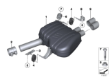 Diagram for BMW 535d Exhaust Pipe - 18307823926