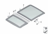 Diagram for 2019 BMW X4 Weather Strip - 54107493155