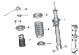 Diagram for BMW 650i xDrive Gran Coupe Coil Spring Insulator - 31336775582