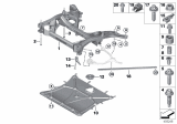 Diagram for 2019 BMW Z4 Front Cross-Member - 31106878608