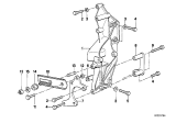 Diagram for BMW M5 Alternator Bracket - 12311708343