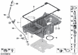 Diagram for 2005 BMW 545i Oil Pan Gasket - 11137545293