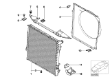 Diagram for 2006 BMW X5 Fan Shroud - 17111439108