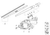 Diagram for 2010 BMW X3 Wiper Arm - 61623400708