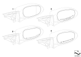 Diagram for 2007 BMW 328i Side View Mirrors - 51167230980