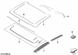 Diagram for 2020 BMW M850i xDrive Gran Coupe Weather Strip - 54108495826