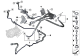Diagram for 2014 BMW X5 Power Steering Hose - 32416855260