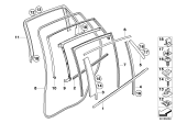 Diagram for BMW X6 Door Seal - 51357179406