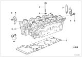 Diagram for BMW 540i Cylinder Head Gasket - 11120004553