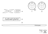 Diagram for 2010 BMW X6 Emblem - 51147228322