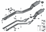 Diagram for 2011 BMW X3 Catalytic Converter - 18307646020