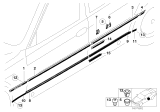 Diagram for 1997 BMW 740i Door Seal - 51218150093