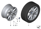 Diagram for BMW Z4 Alloy Wheels - 36116785256