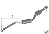 Diagram for BMW X3 Exhaust Pipe - 18307646026