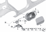 Diagram for BMW X6 M Door Lock Actuator - 67117190533