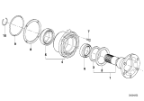 Diagram for BMW 740i Differential Cover - 33111214066