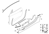 Diagram for 2005 BMW Z4 Door Seal - 51727125651