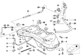 Diagram for BMW 740iL Fuel Tank Filler Neck - 16111184667