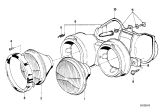 Diagram for 1978 BMW 633CSi Fender Splash Shield - 51711820251