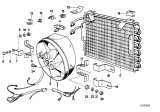 Diagram for 1984 BMW 633CSi Fan Blade - 17401362100