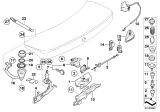 Diagram for 2008 BMW 750Li Trunk Latch - 51247197081