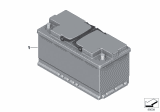 Diagram for BMW 535d Batteries - 61212353813