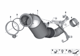 Diagram for 2016 BMW 330e Exhaust Hanger - 18328648410