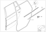 Diagram for BMW 330i Weather Strip - 51348194704