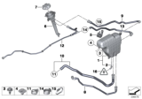 Diagram for BMW 760Li Cooling Hose - 17127591091
