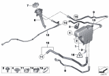 Diagram for 2014 BMW 760Li Coolant Reservoir Hose - 17127591091