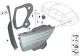 Diagram for 2013 BMW 535i GT xDrive Tail Light - 63217199638