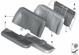 Diagram for 2018 BMW 330e Seat Cushion Pad - 52207259945