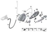 Diagram for BMW 440i Gran Coupe Door Latch Cable - 51227314286