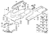 Diagram for 2004 BMW 645Ci Fender Splash Shield - 51717203951