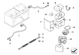 Diagram for 1997 BMW Z3 Battery Cable - 61106910058