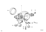 Diagram for BMW 320i Throttle Body - 13541748096