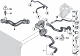 Diagram for 2012 BMW 750Li Cooling Hose - 17127595250