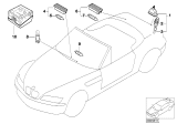 Diagram for BMW Z3 M Interior Light Bulb - 63311384811