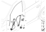 Diagram for BMW 528i Window Regulator - 51337184383