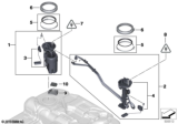 Diagram for BMW Fuel Pump - 16117212588